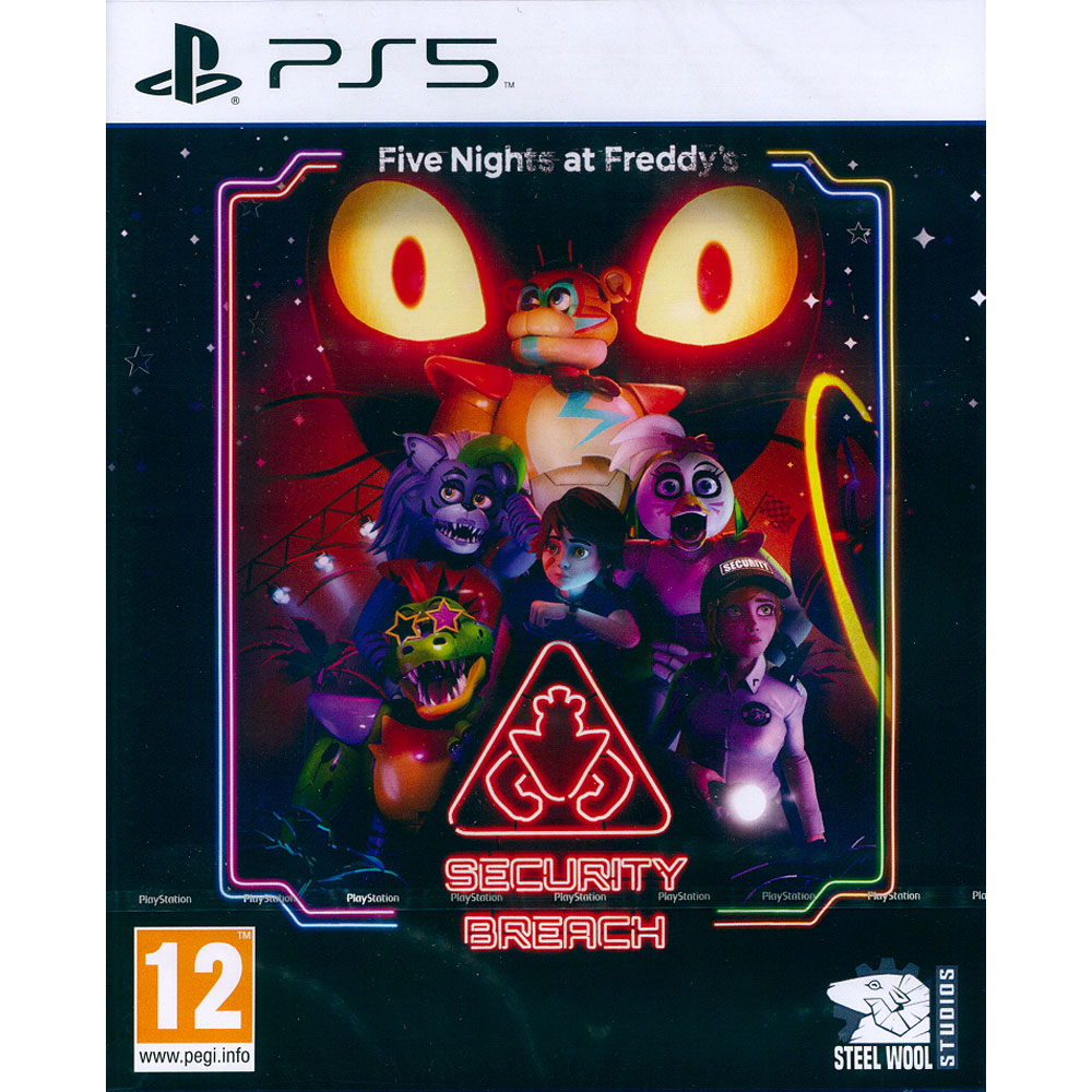 PlayStation PS5《佛萊迪餐館之五夜驚魂:安全漏洞 Five Nights at Freddy: Security Breach》中英日文歐版