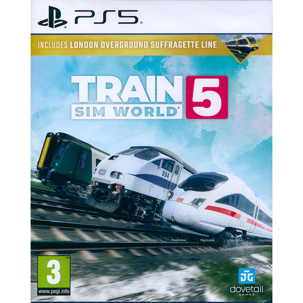 PlayStation PS5《模擬火車世界5 Train Sim World 5》中英文歐版