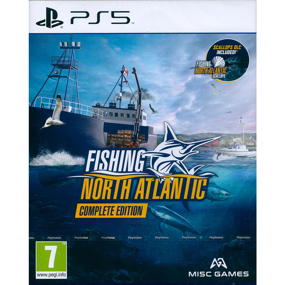 PlayStation PS5《北大西洋捕魚：完全版 Fishing : North Atlantic Complete Edition》中英日文歐版