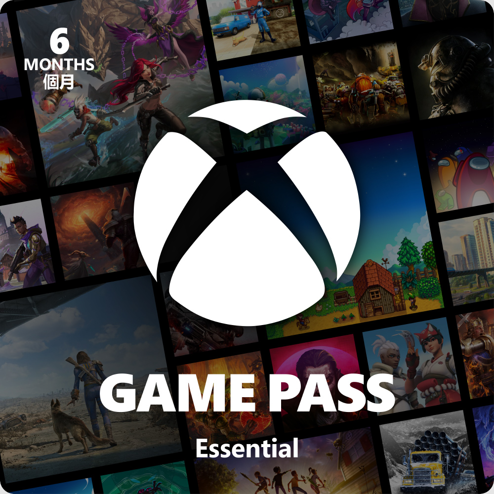 Xbox XBOX Game Pass Essential 6個月訂閱卡 - ESD 數位下載版