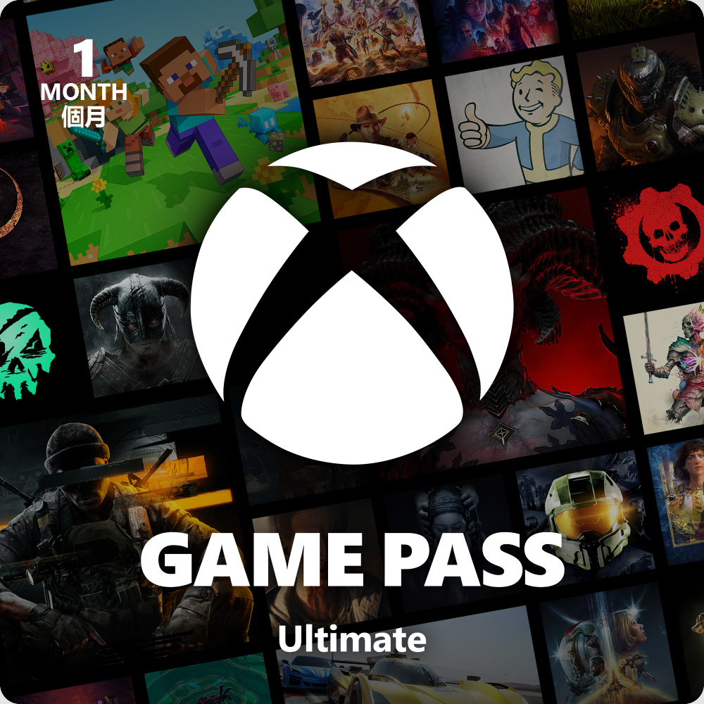 Xbox XBOX Game Pass Ultimate 1個月訂閱卡 - ESD 數位下載版