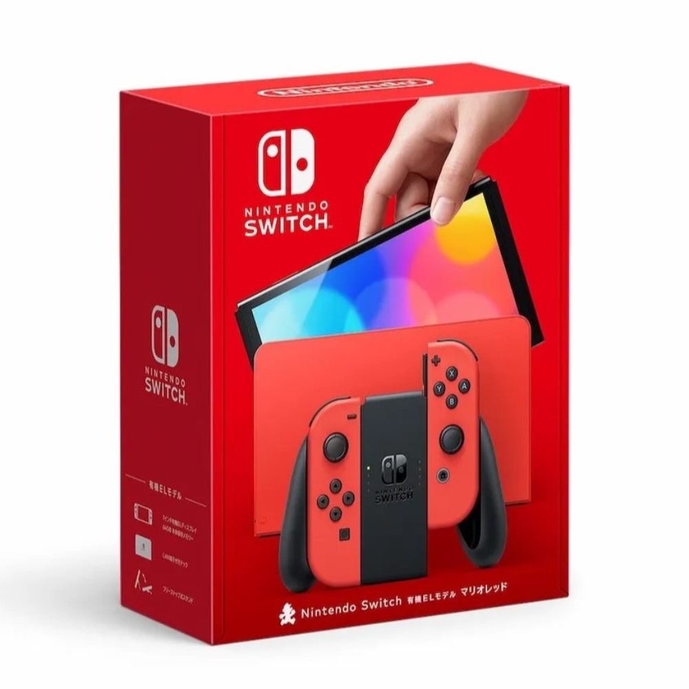 【美品】Nintendo Switch Nintendo Switch with Neon Blue and Neon Red Joy?Con [New