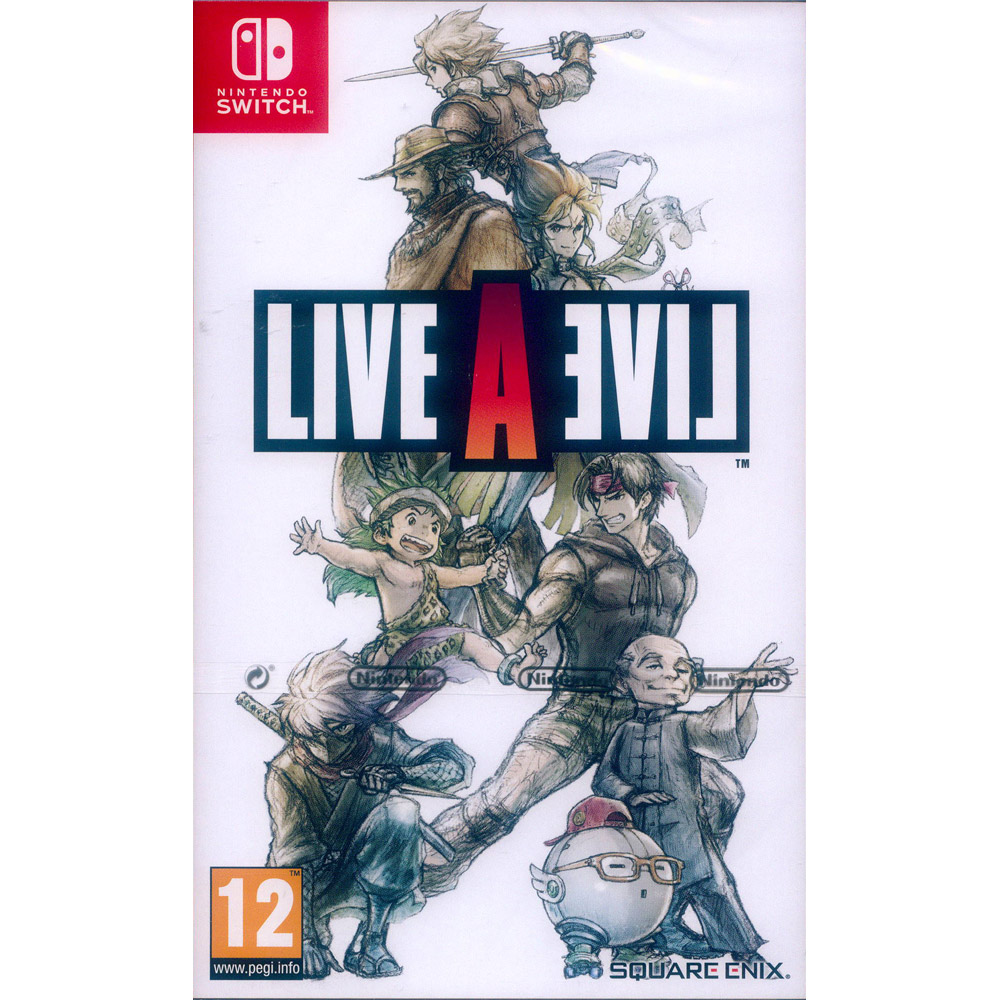 Nintendo 任天堂 NS Switch《狂飆騎士 LIVE A LIVE》中英日文歐版