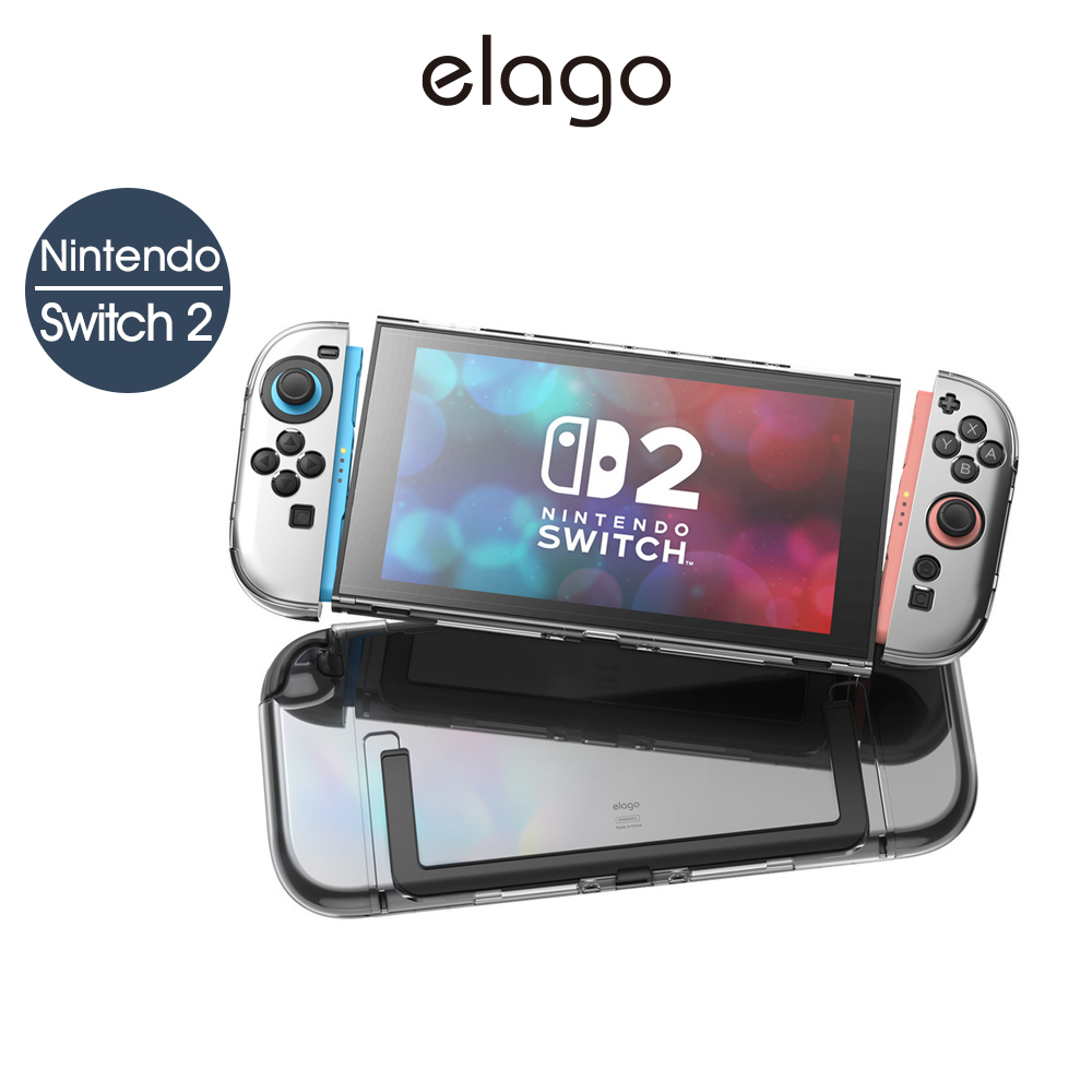 Elago 任天堂NS2 Switch 2 超薄型全包覆透明防摔保護殼