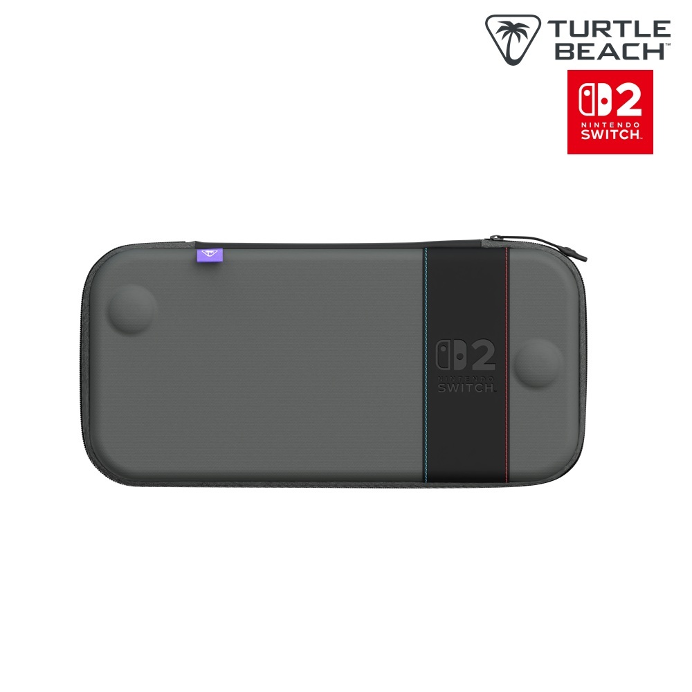 Turtle Beach PlayTrek Slim Case Switch2 黑色輕薄收納包