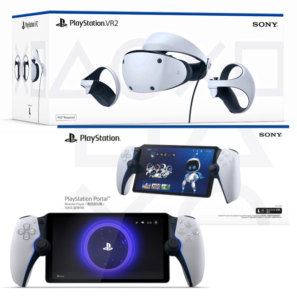 PlayStation Portal 遙控遊玩機 x PS5 VR2 台灣公司貨