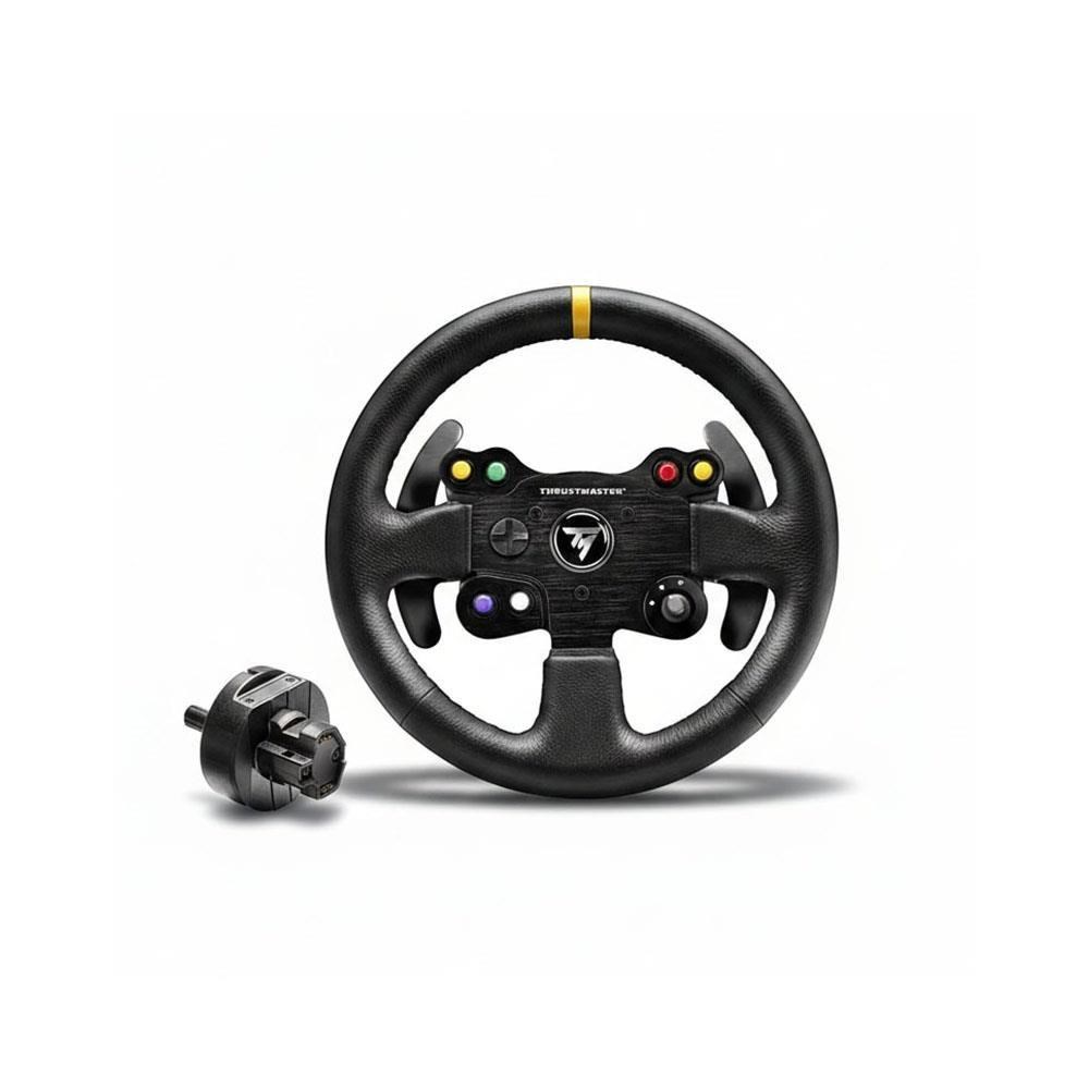 THRUSTMASTER TM Leather 28 GT 賽車方向盤面+Quick Release Upgrade快拆