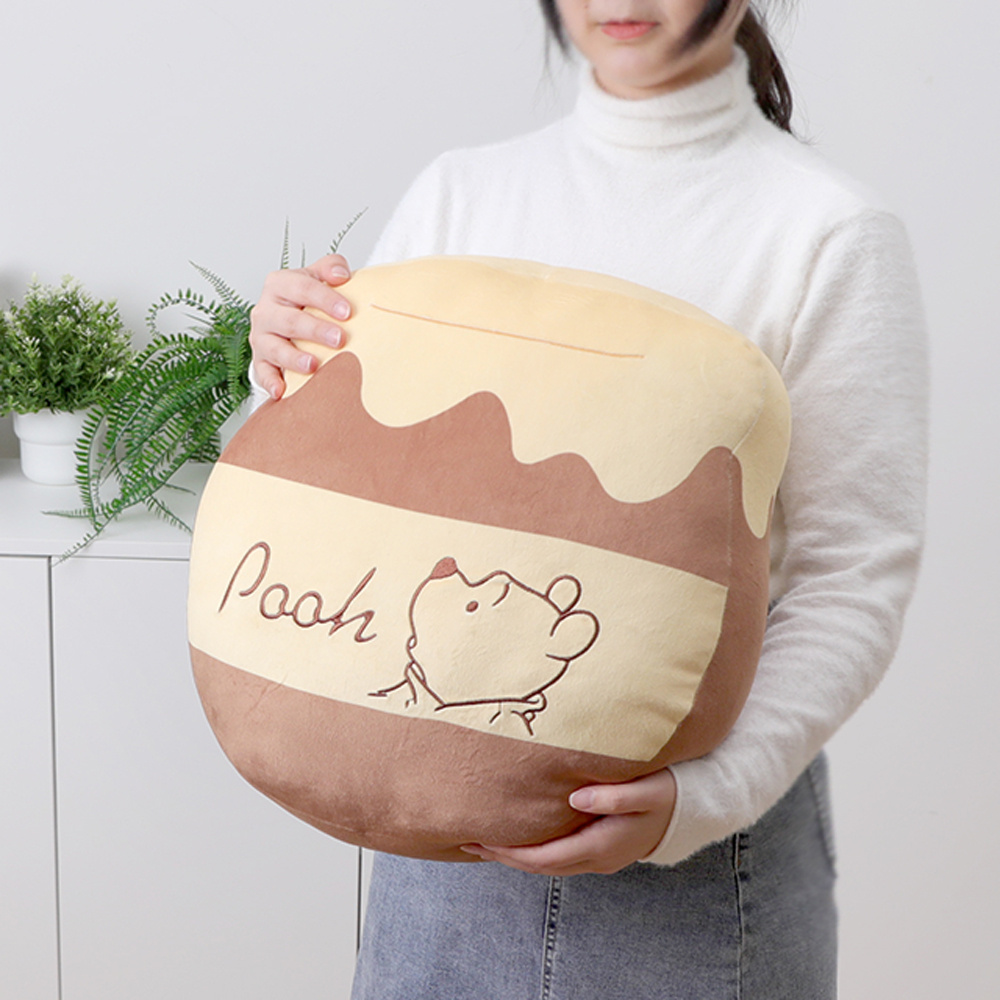Disney 迪士尼 迪士尼 MOCHI Feel 麻糬造型枕 小熊維尼蜂蜜罐 Disney