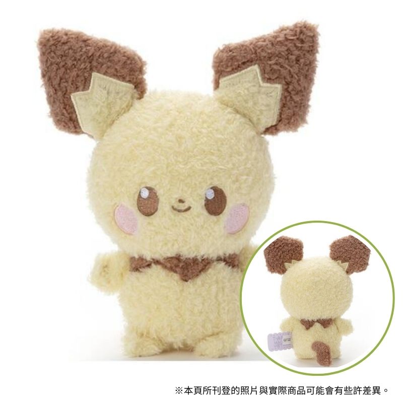 TAKARA TOMY 寶可夢中心 皮丘布偶 POKEPEACE TTA 絨毛玩偶 玩偶娃娃 生日禮物 過年禮物 Pokepiece