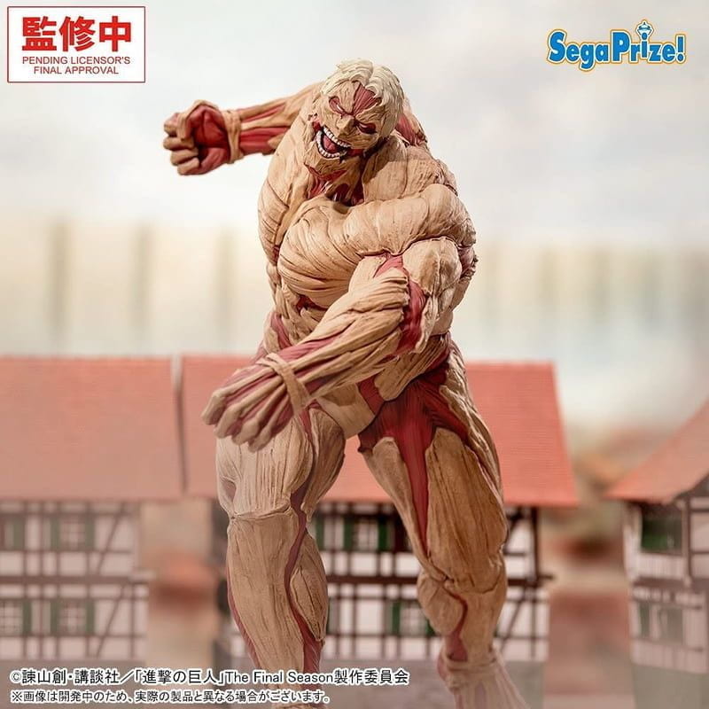 SEGA 景品 GigantiX 進擊的巨人 萊納 布朗 鎧之巨人 盔甲巨人ver