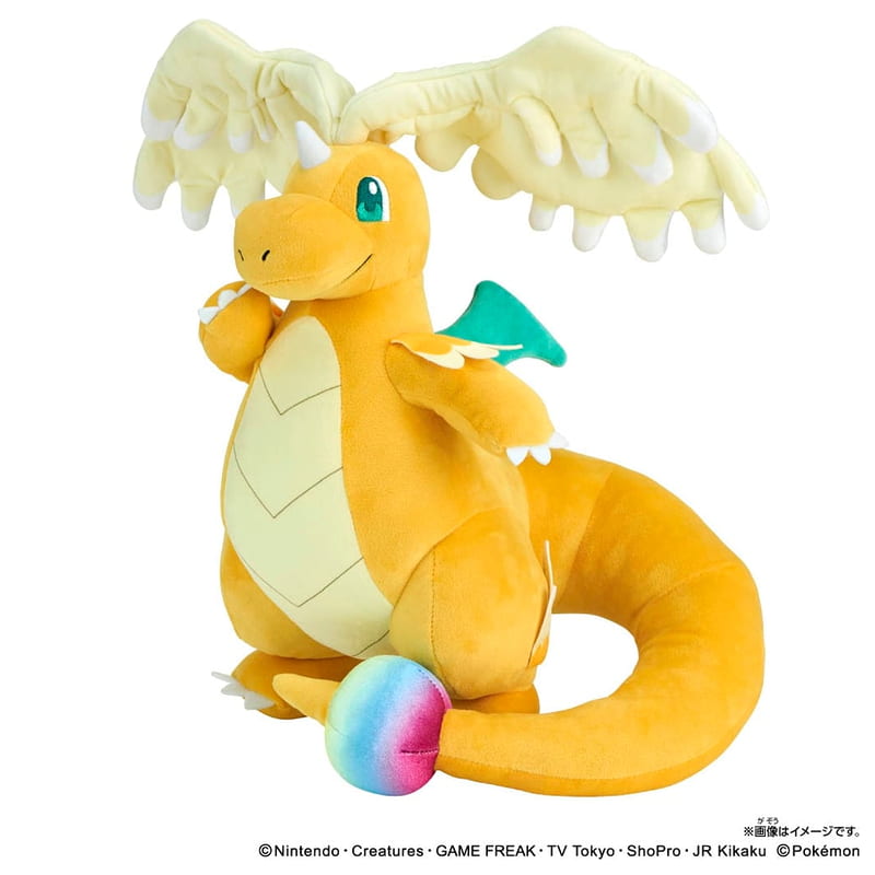 TAKARA TOMY 精靈寶可夢 超級快龍布偶 絨毛玩偶娃娃 TTA