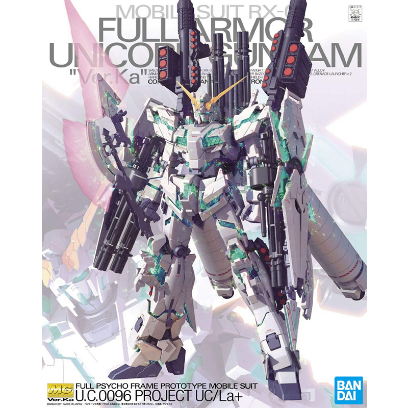 BANDAI 萬代 鋼彈UC MG 1/100 UNICORN GUNDAM Ver. Ka 全武裝獨角獸鋼彈