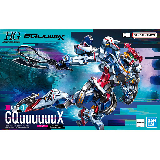 BANDAI 萬代 GQuuuuuuX HG 1/144 #01 GMS-Ω 夸克斯 天手讓葉 瑪秋