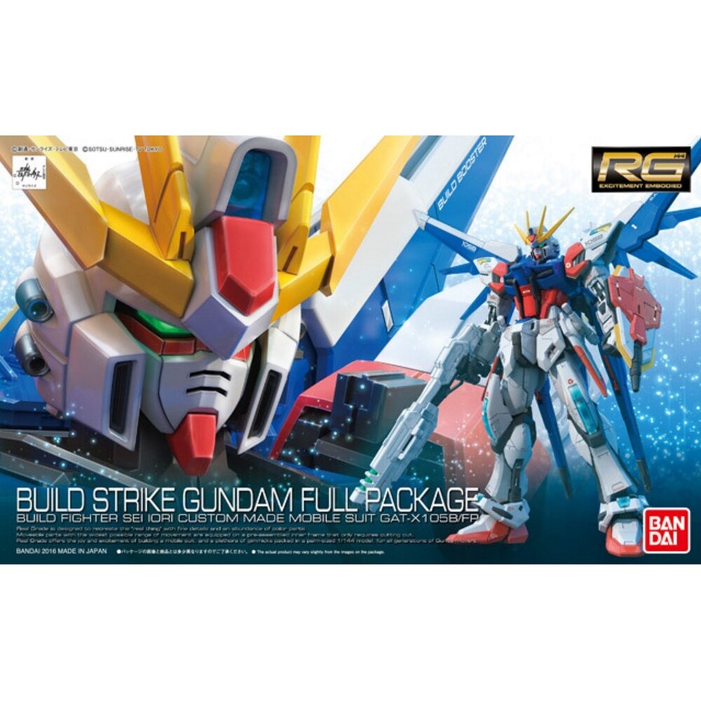 BANDAI 萬代 鋼普拉 RG 1/144 #23 BUILD STRIKE GUNDAM 全裝備製作攻擊鋼彈