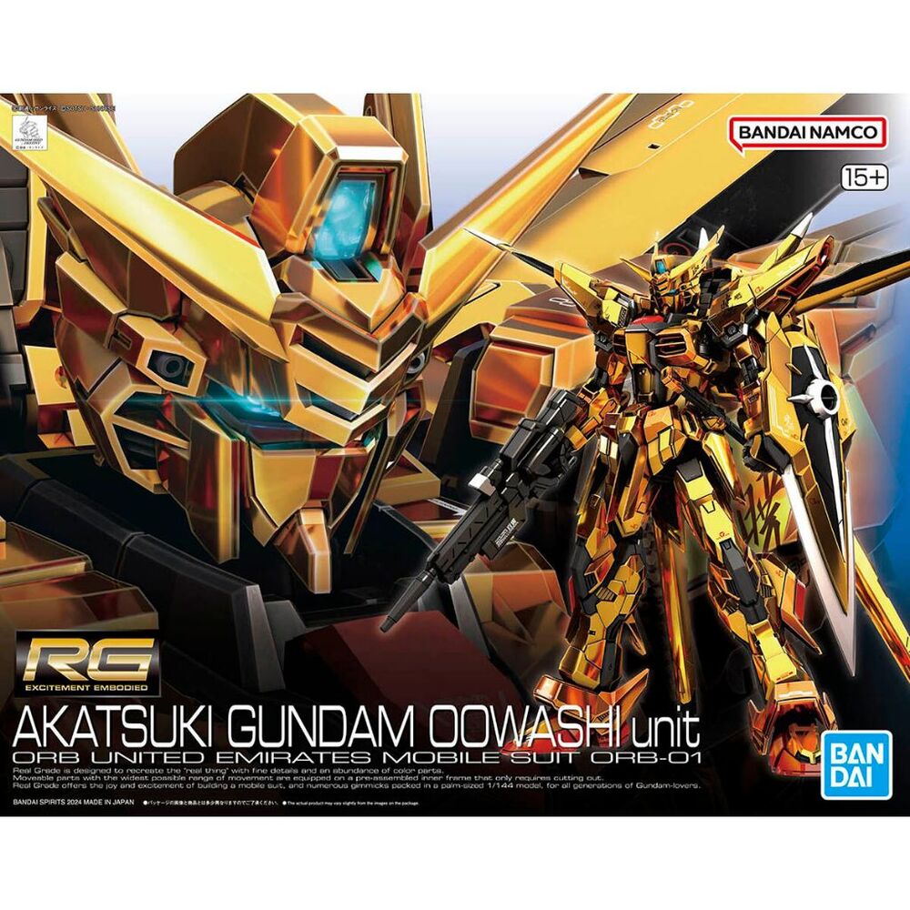 BANDAI 萬代 鋼普拉 RG 1/144 #41 曉鋼彈 大鷲裝備 電鍍版 鋼彈SEED