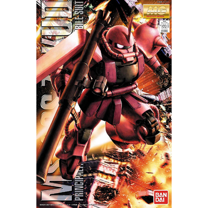 BANDAI 萬代 【鋼普拉】MG 1/100 夏亞專用 紅色彗星 紅薩克 II