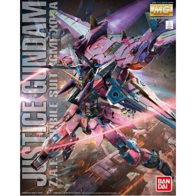 BANDAI 萬代 【鋼普拉】MG 1/100 正義鋼彈 含支架