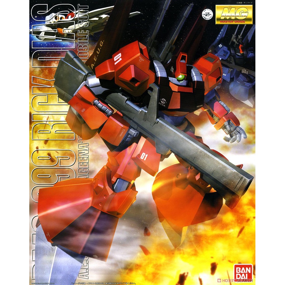 BANDAI 萬代 【鋼普拉】MG 1/100 夏亞專用 里克·迪亞斯