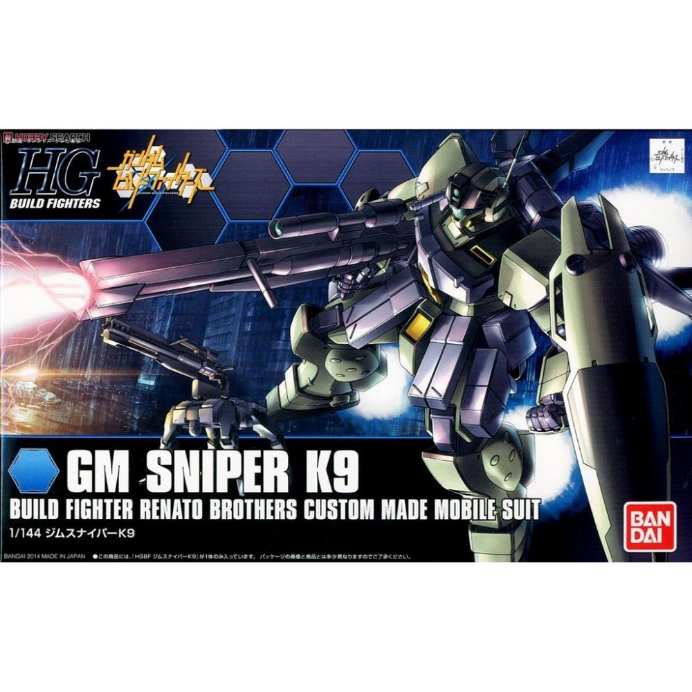 BANDAI 萬代 鋼普拉 鋼彈創鬥者 HGBF 1/144 #010 GM SNIPER K9 吉姆狙擊型 K9