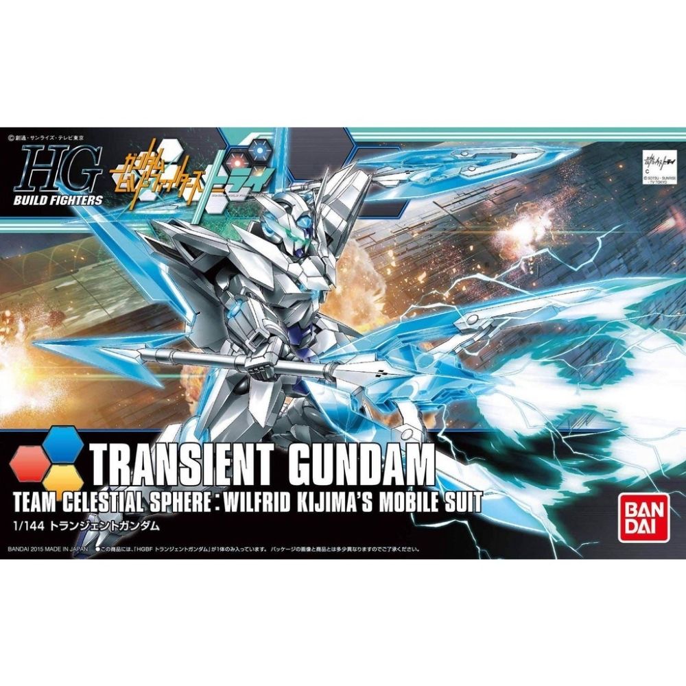 BANDAI 萬代 鋼普拉 鋼彈創鬥者 HGBF 1/144 #034 TRANSIENT GUNDAM 瞬變鋼彈