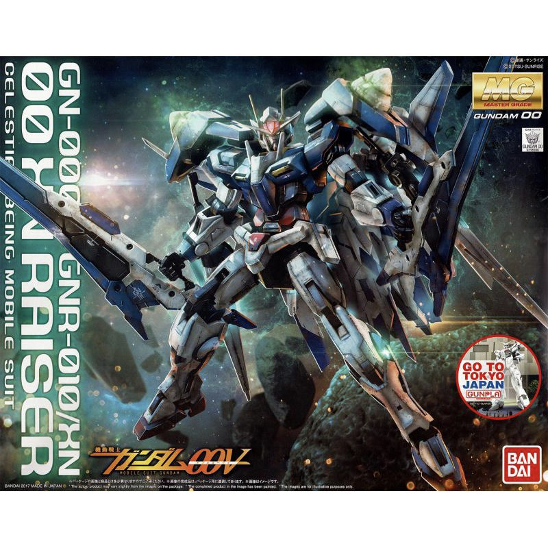 BANDAI 萬代 【鋼普拉】鋼彈00 MG 1/100 XN RAISER 斬擊強化模組 能天使鋼彈