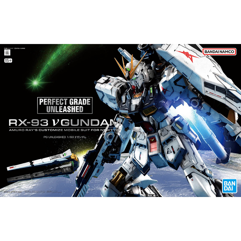 BANDAI 萬代鋼普拉PG UNLEASHED PGU 1/60 RX-93 v鋼彈含地台- PChome