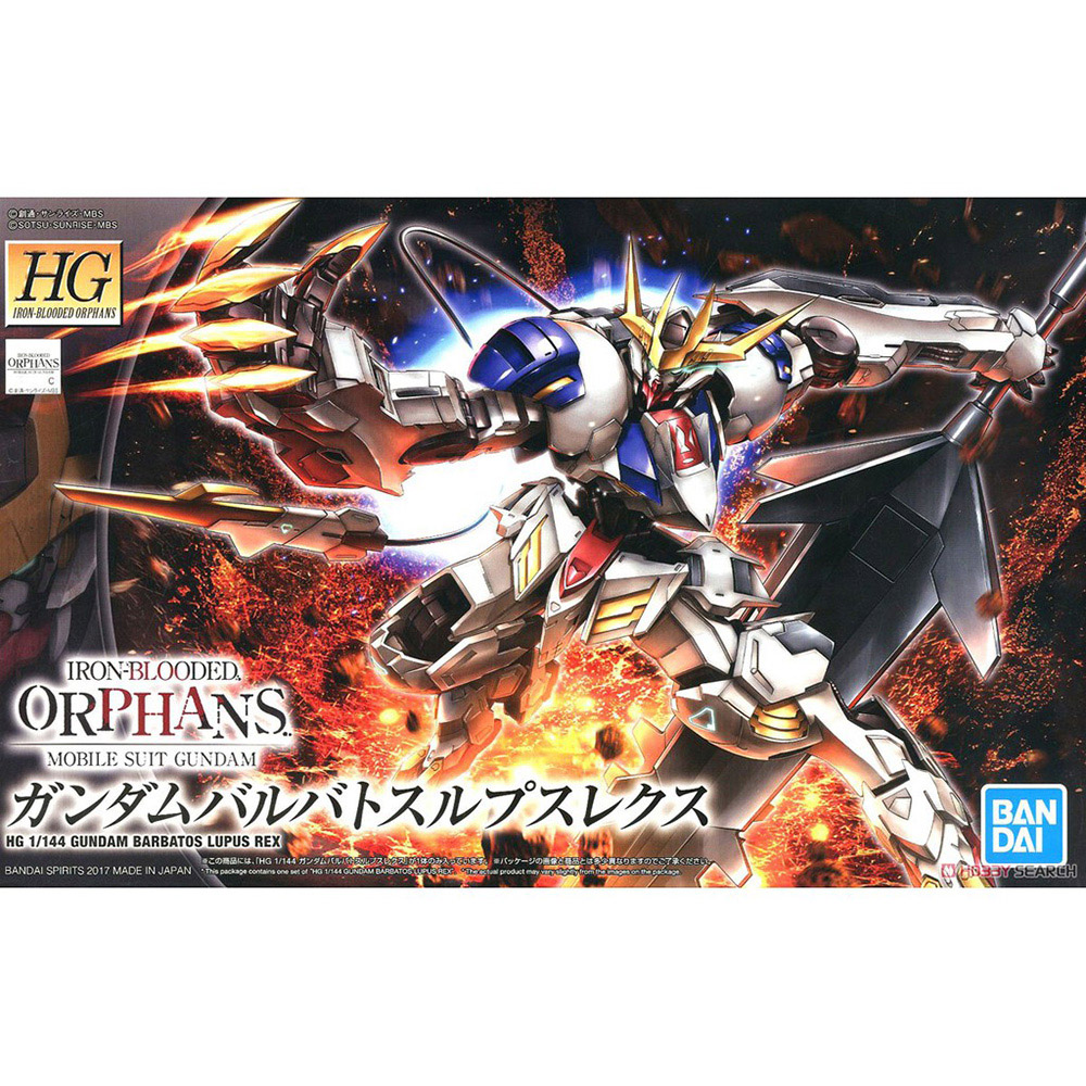BANDAI 萬代 鋼普拉 鐵血的孤兒 HG #033 BARBATOS LUPUS 天狼王型獵魔鋼彈