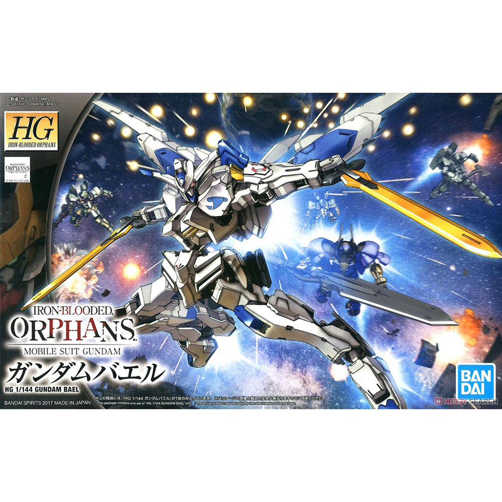 BANDAI 萬代 鋼普拉 鐵血的孤兒 HG #036 GUNDAM BAEL 主魔鋼彈 巴爾鋼彈