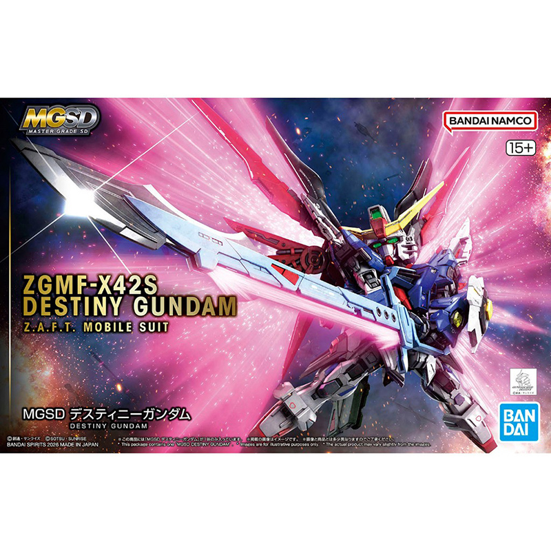 BANDAI 萬代 鋼普拉 SEED MGSD DESTINY GUNDAM 命運鋼彈 光之翼