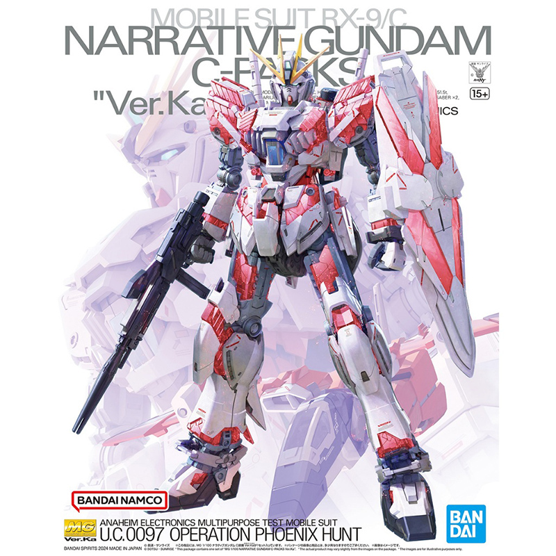 BANDAI 萬代 鋼普拉 MG 1/100 NARRATIVE 敘事鋼彈 C裝備 Ver.Ka 獨角獸