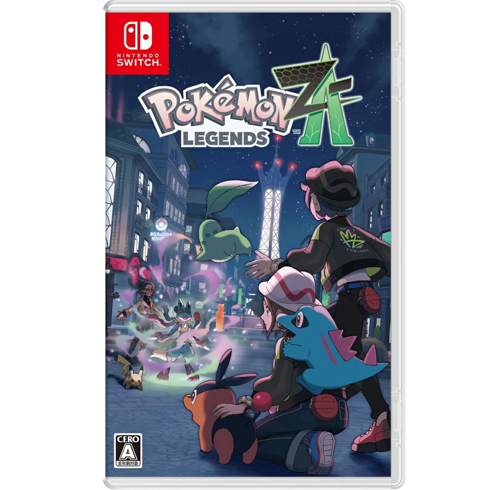 Nintendo 任天堂NS Switch 寶可夢傳說Z-A 中文版贈8入卡匣收納盒+隨機