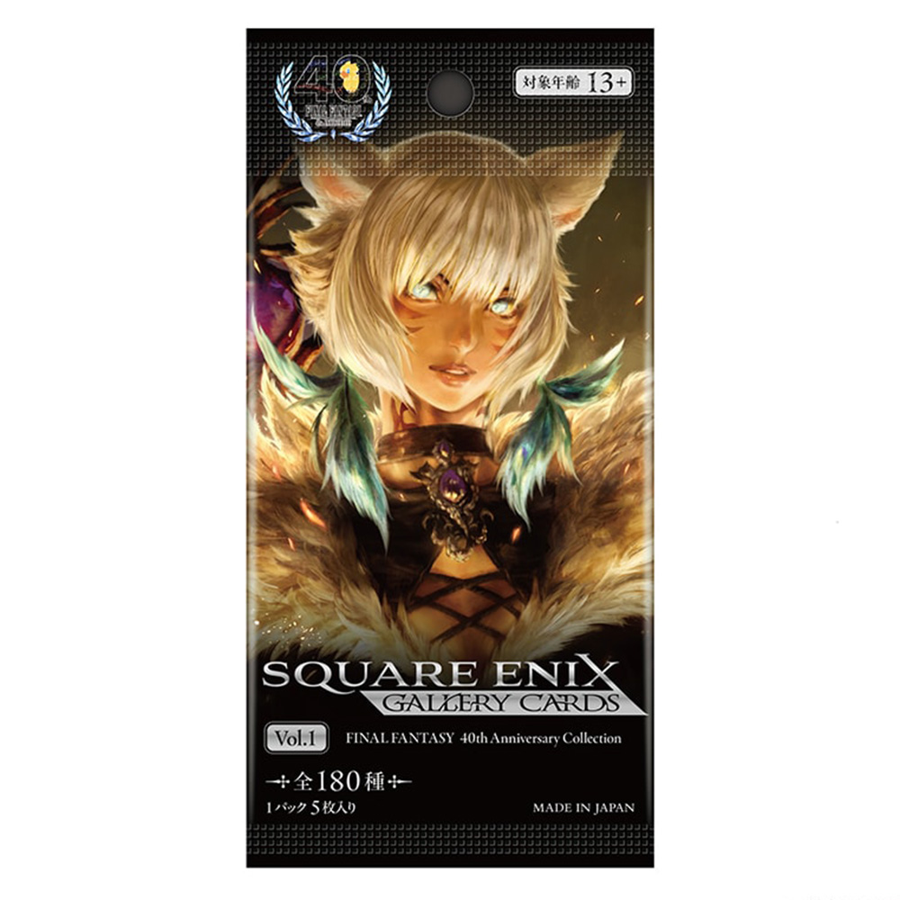 SQUARE ENIX 收藏卡 第一彈 FINAL FANTASY 40週年紀念系列(日文版)