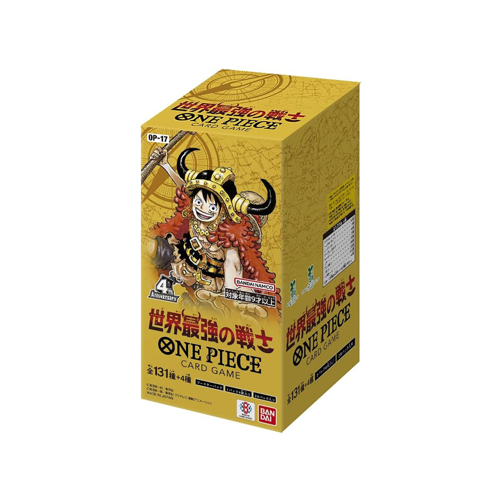 ONE PIECE 航海王 集換式卡牌 補充包盒裝組 世界最強的戰士 OP-17 一箱