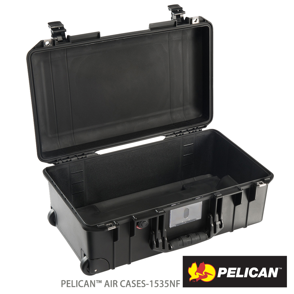 PELICAN 1535NF Air 輪座拉桿超輕氣密箱-空箱(黑)