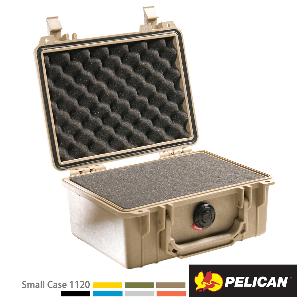 PELICAN 1120 氣密箱-含泡棉(沙漠黃)