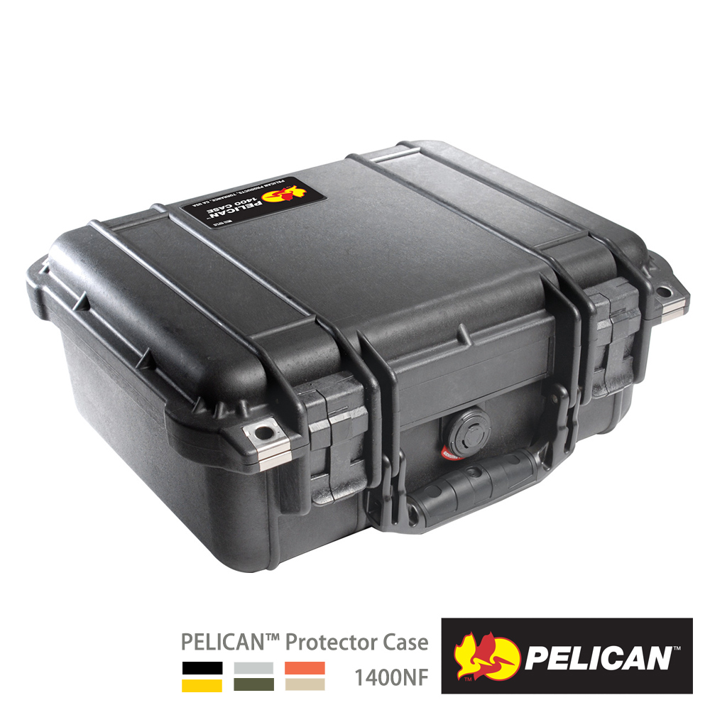 PELICAN 1400NF 氣密箱-空箱(黑)