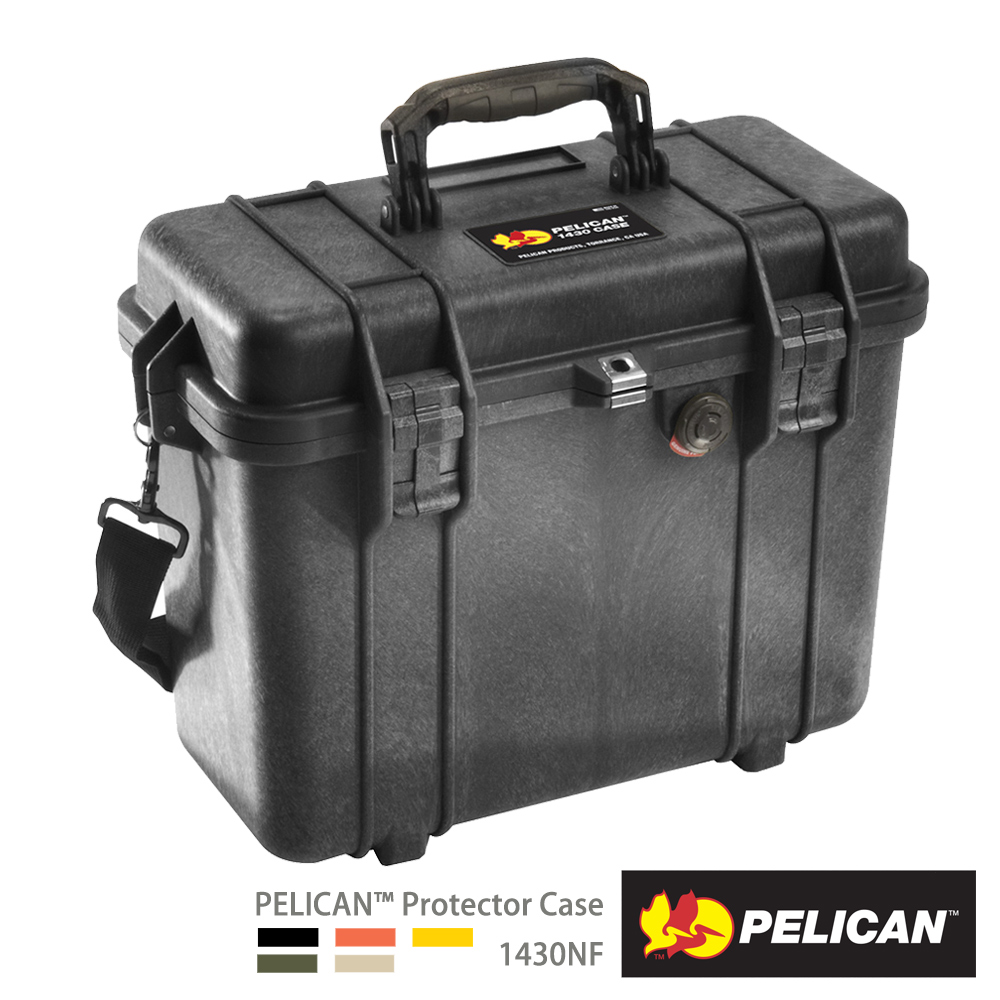 Pelican 派力肯 美國 1430NF 氣密箱-空箱(黑)