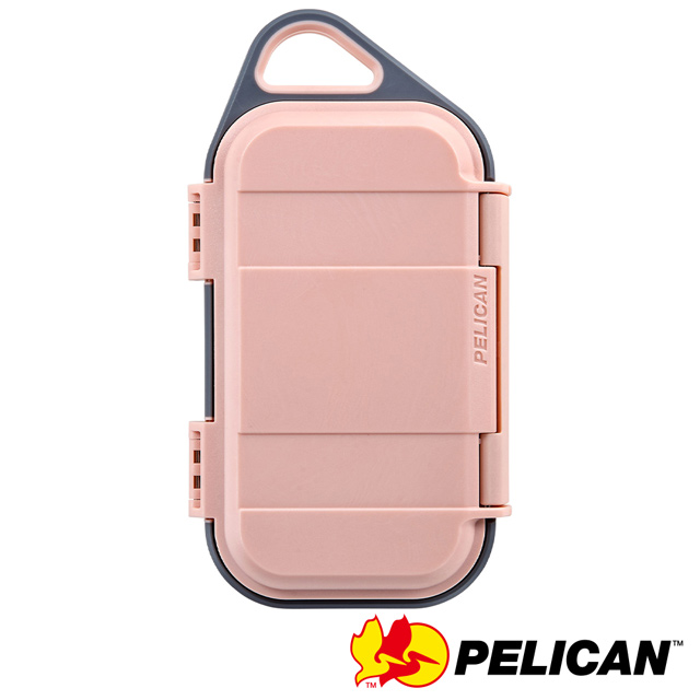 Pelican 派力肯 美國 G40 GOCASE 微型防水氣密箱-(粉灰)(PCGOG400-0000-PNK)