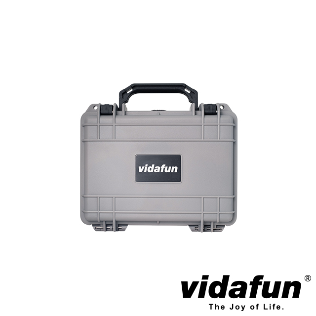 Vidafun  V10 防水耐撞收納箱 灰黑色