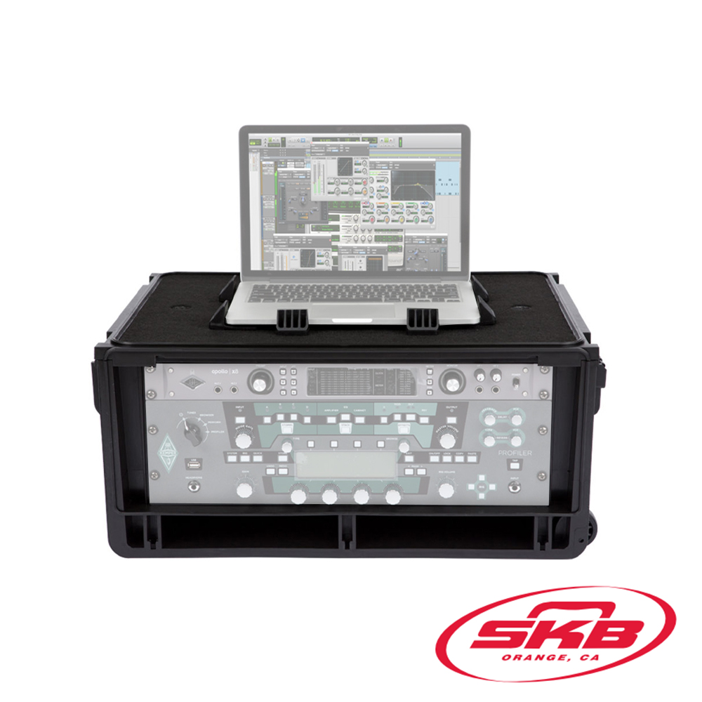 SKB Cases 4U攜帶式滾輪拉柄機架1SKB-ISF4U