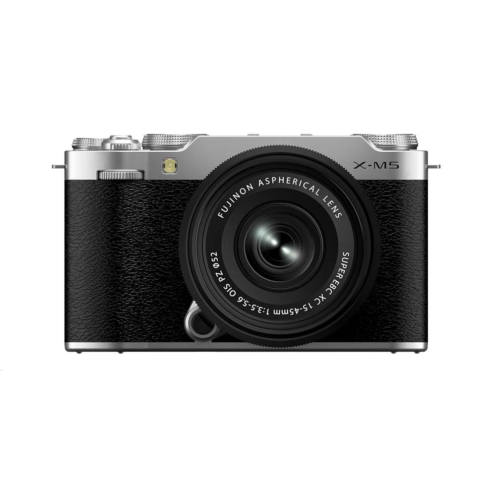 FUJIFILM 富士 X-M5 + XC15-45mm KIT 銀色 平行輸入