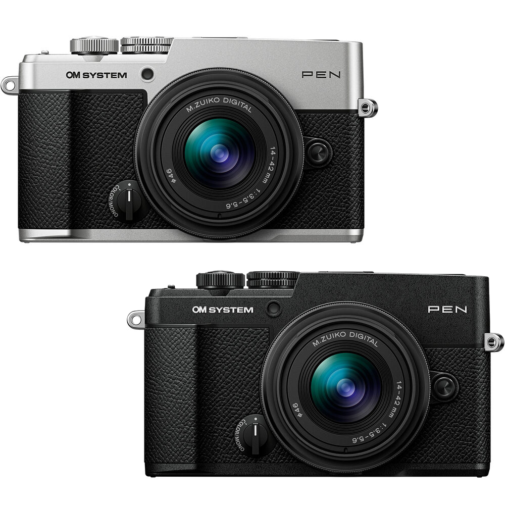 Olympus 奧林巴斯 OM SYSTEM PEN 14-42mm F3.5-5.6 III 128G套組 微單眼相機(公司貨)