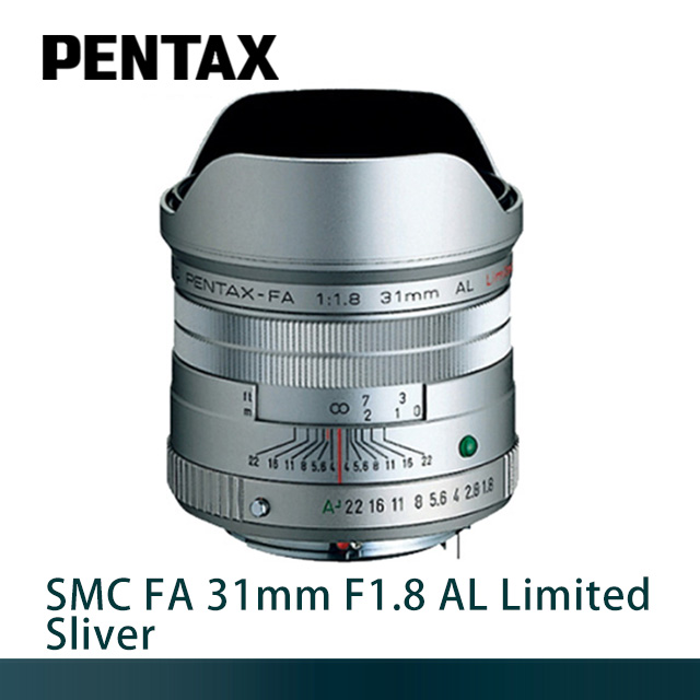 PENTAX SMC FA 31mm F1.8 AL Limited Sliver 富公司貨- PChome 24h購物