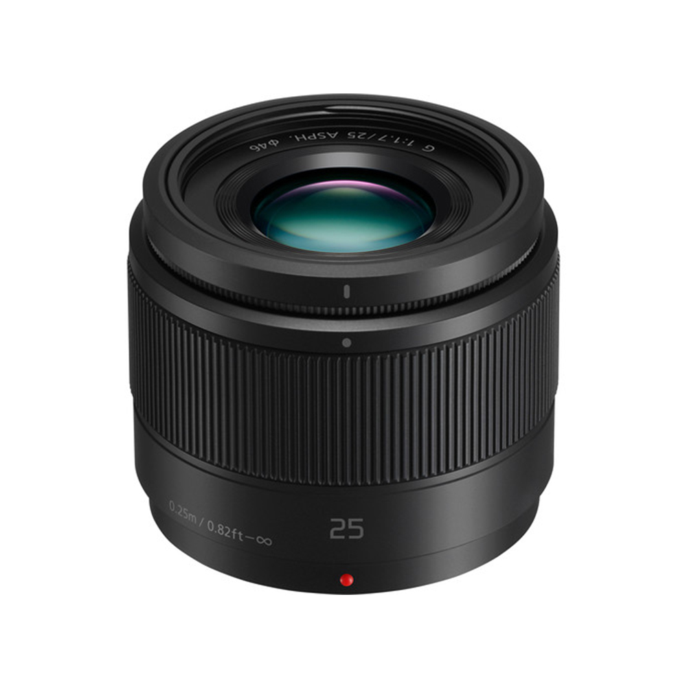 Panasonic 國際牌 Lumix G 25mm F1.7 ASPH. 廣角定焦鏡 黑色 (公司貨)
