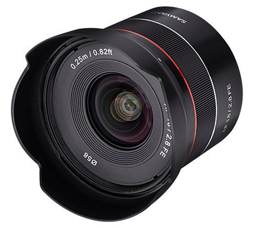 SamYang AF 18mm F2.8 FE FOR SONY E-Mount 全片幅 自動對焦鏡頭 公司貨