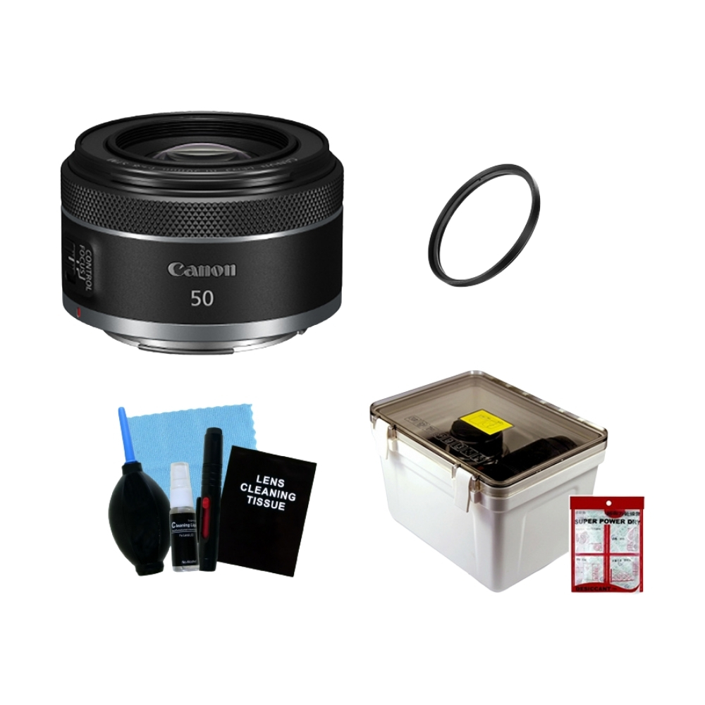 Canon 佳能 RF 50mm F1.8 STM 攝影包配件組 平行輸入