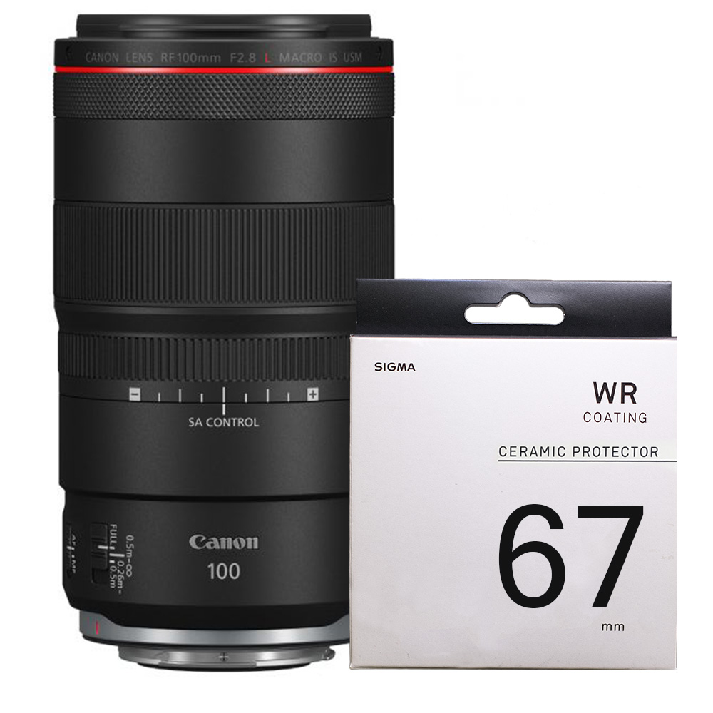 Canon RF 100mm F2.8 L Macro IS USM + SIGMA UV 67mm 陶瓷濾鏡 (公司貨) - PChome ...