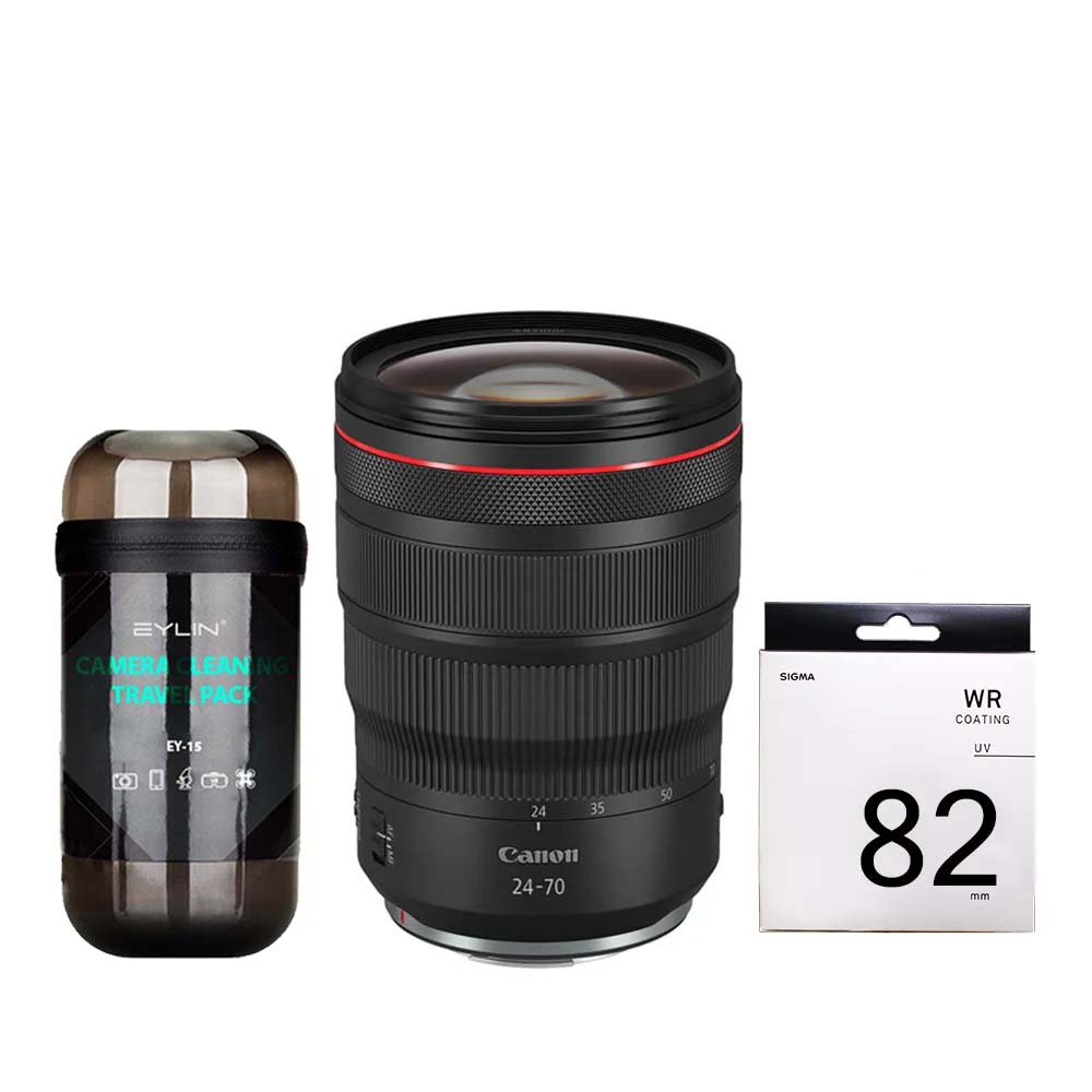 Canon 佳能RF 24-70mm F2.8L IS USM + SIGMA 82mm UV保護鏡+ 膠囊清潔