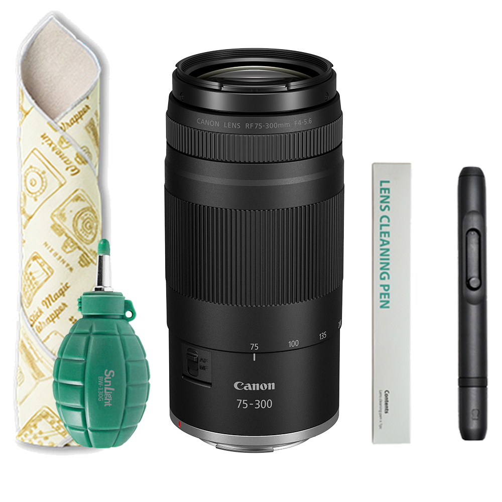 Canon 佳能 RF 75-300mm F4-5.6 超值組 (公司貨)