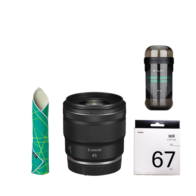 Canon 佳能 RF 45mm F1.2 STM 濾鏡清潔超值組 (公司貨)